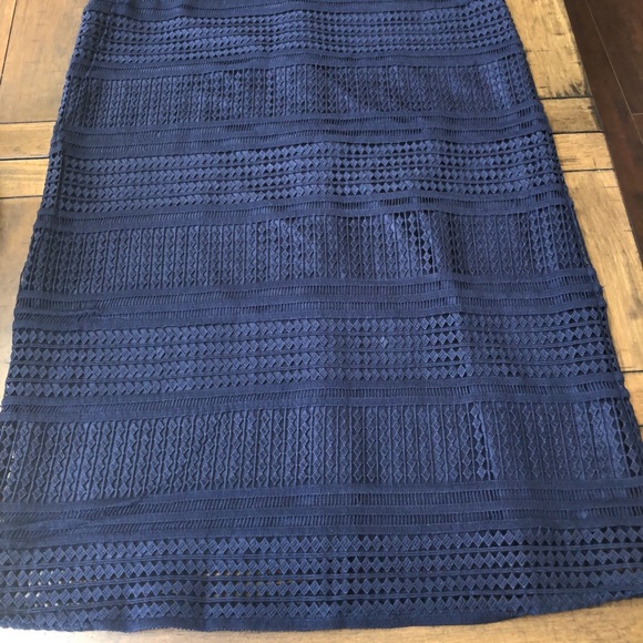 Cupcakes & Cashmere Preppy Navy collared mini dress - Picture 5 of 9